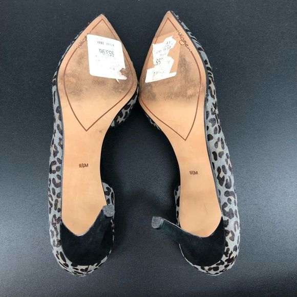 Halogen Leopard Print Heels Calf Hair Marlie D’Orsay Pumps - Picture 13 of 15